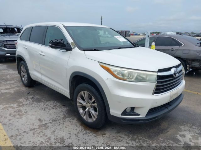 toyota highlander 2015 5tdzkrfh3fs068513