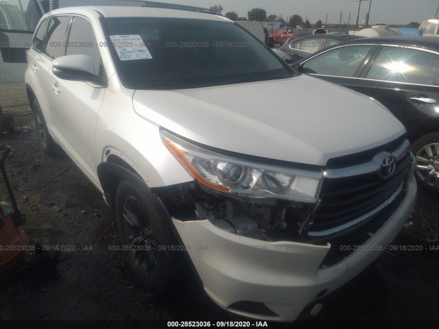 toyota highlander 2014 5tdzkrfh4es010666