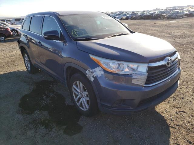 toyota highlander 2014 5tdzkrfh4es037317