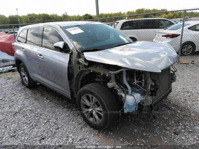 toyota highlander 2016 5tdzkrfh4gs162272