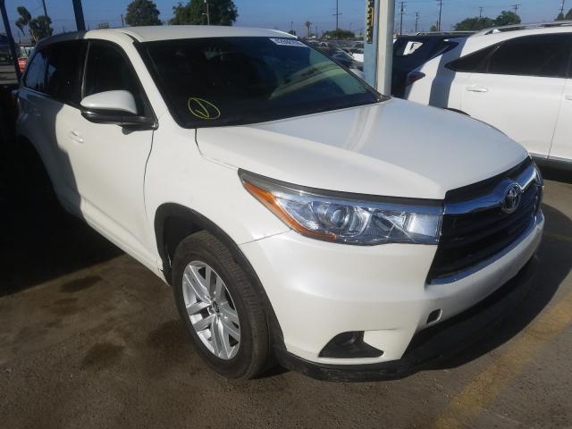 toyota highlander 2016 5tdzkrfh4gs182067