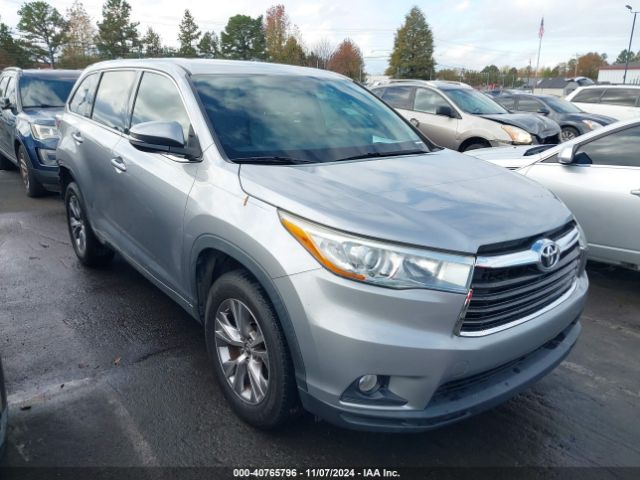 toyota highlander 2016 5tdzkrfh4gs184269