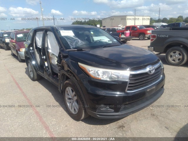 toyota highlander 2015 5tdzkrfh5fs072661