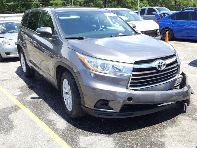 toyota highlander 2015 5tdzkrfh5fs104850