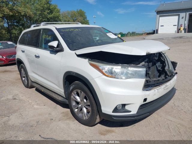 toyota highlander 2015 5tdzkrfh6fs056985