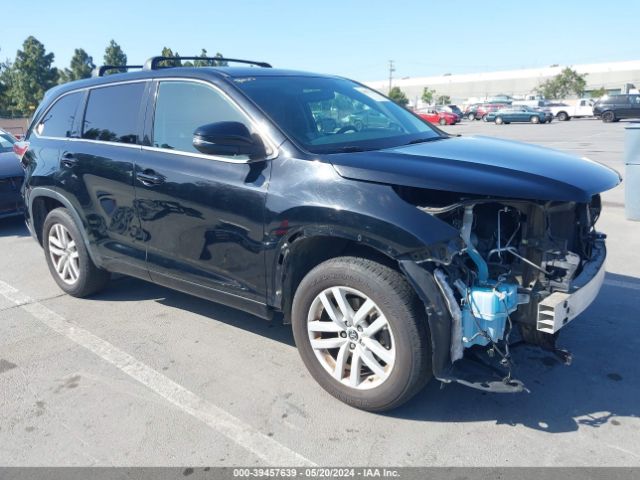 toyota highlander 2016 5tdzkrfh6gs133985