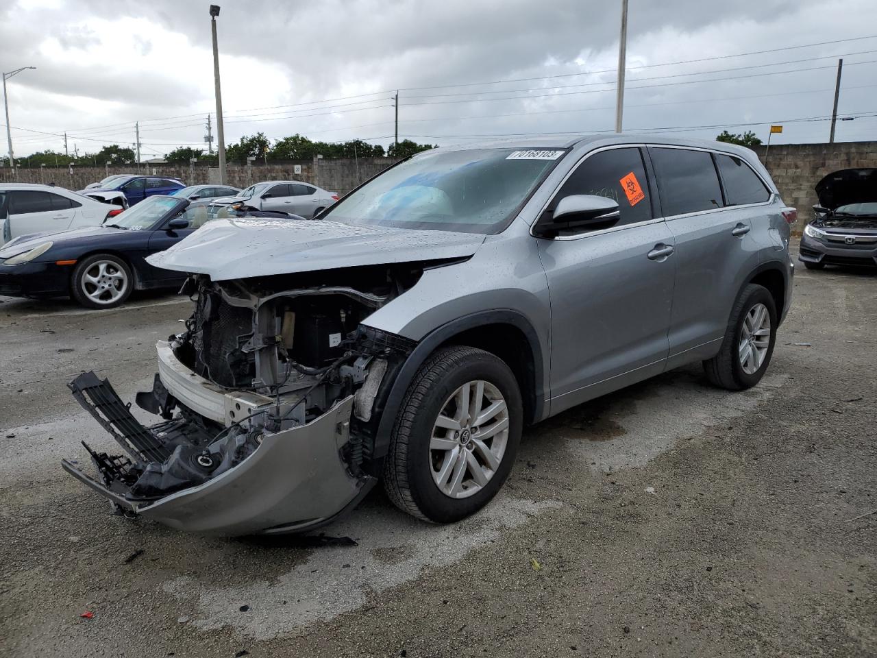 toyota highlander 2016 5tdzkrfh6gs168641