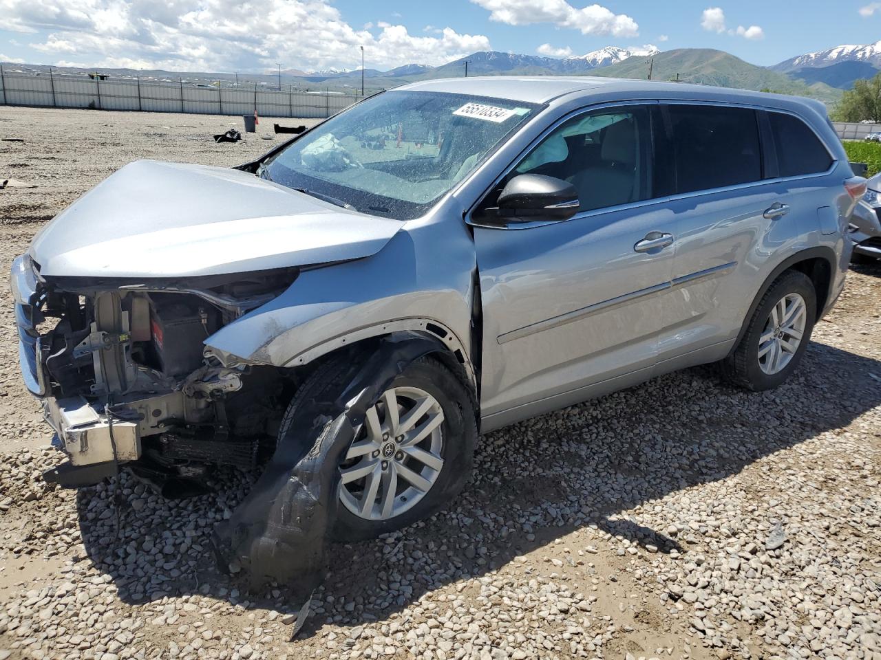 toyota highlander 2016 5tdzkrfh7gs122221