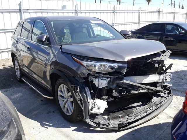 toyota highlander 2016 5tdzkrfh9gs178399