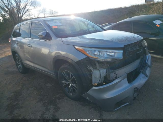 toyota highlander 2016 5tdzkrfh9gs184283