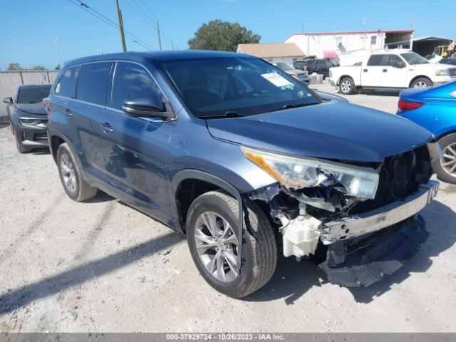 toyota highlander 2015 5tdzkrfhxfs081081