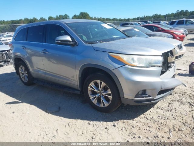 toyota highlander 2016 5tdzkrfhxgs185541