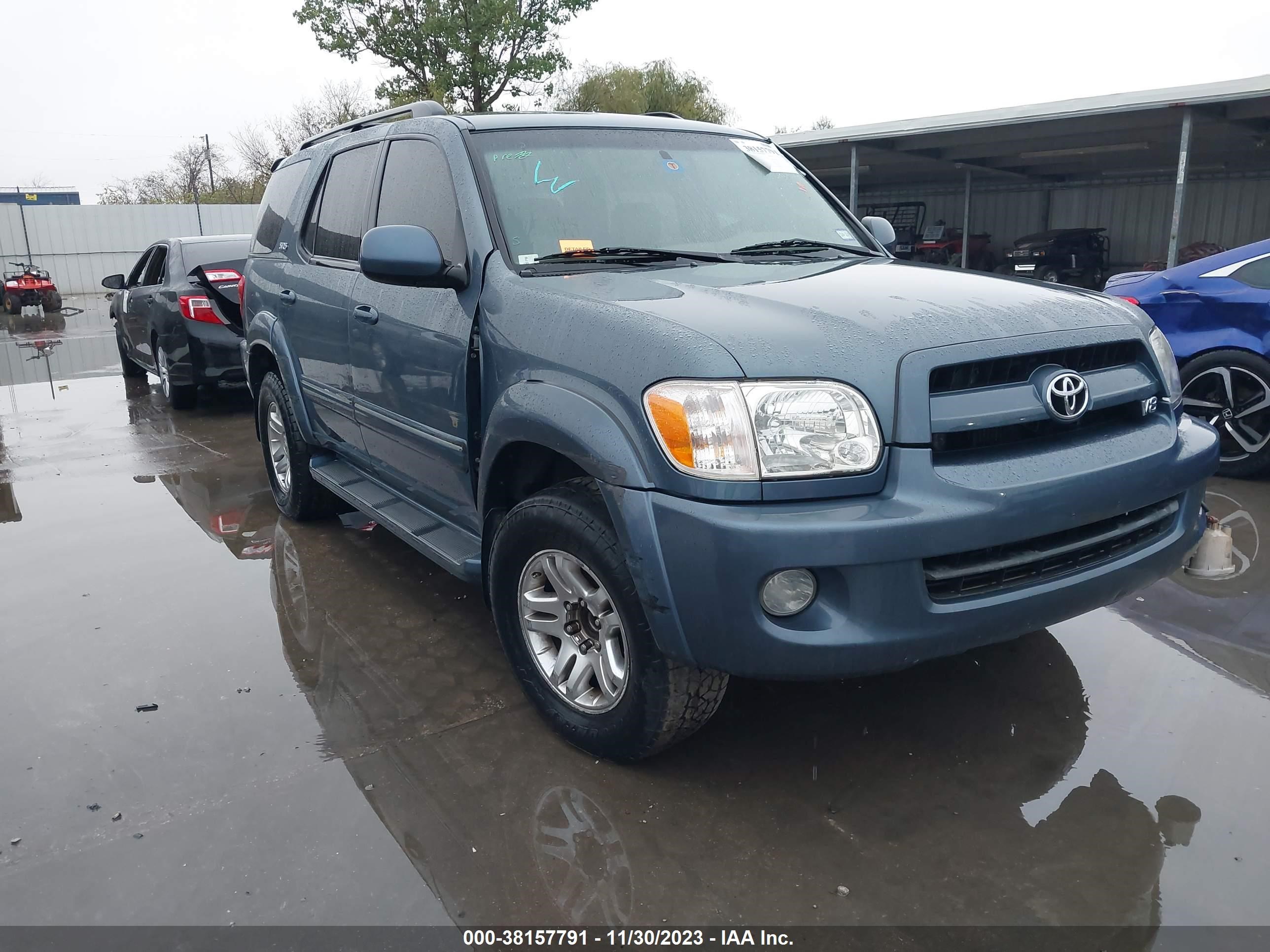 toyota sequoia 2007 5tdzt34a07s284904