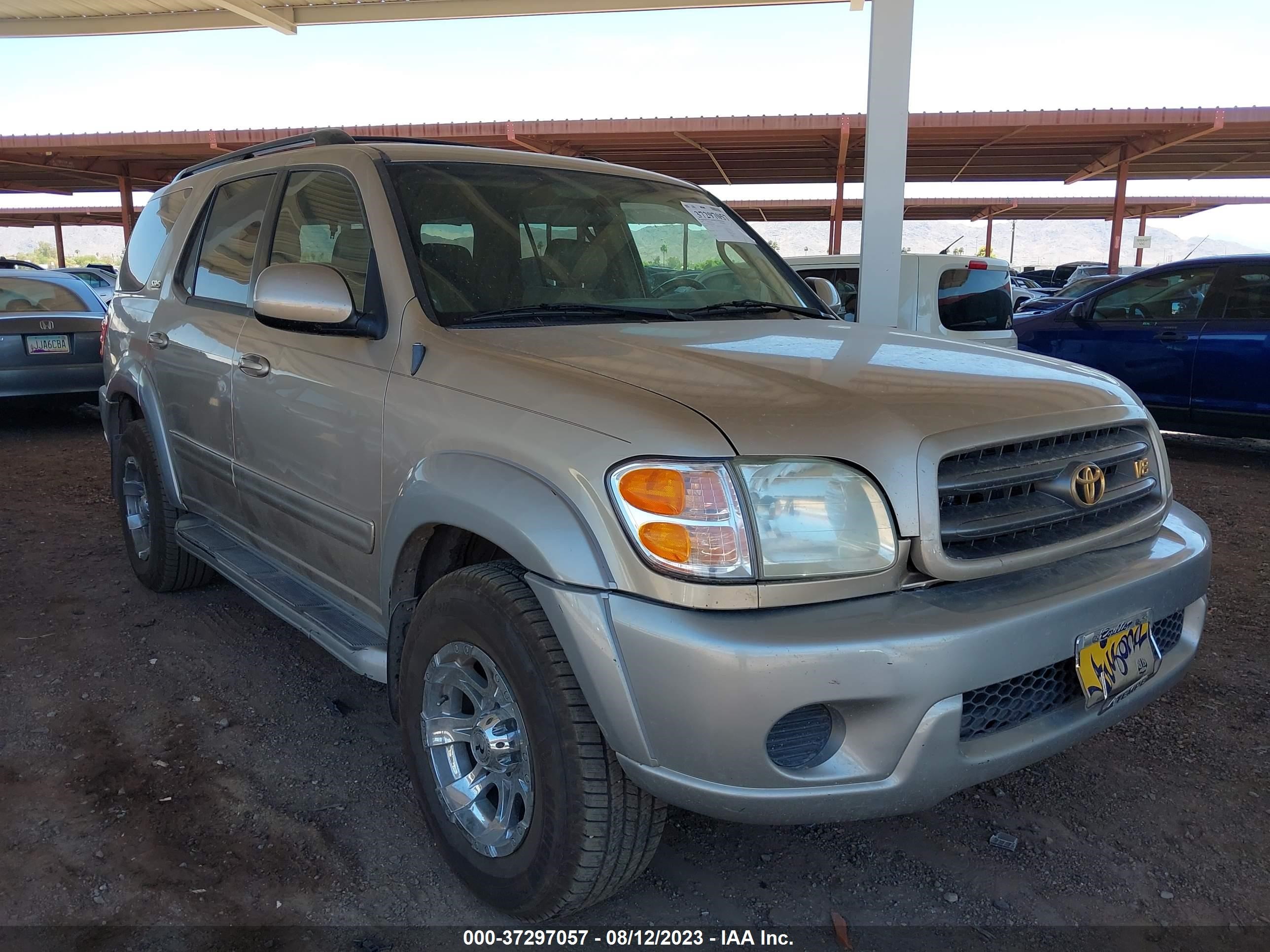 toyota sequoia 2001 5tdzt34a11s056059