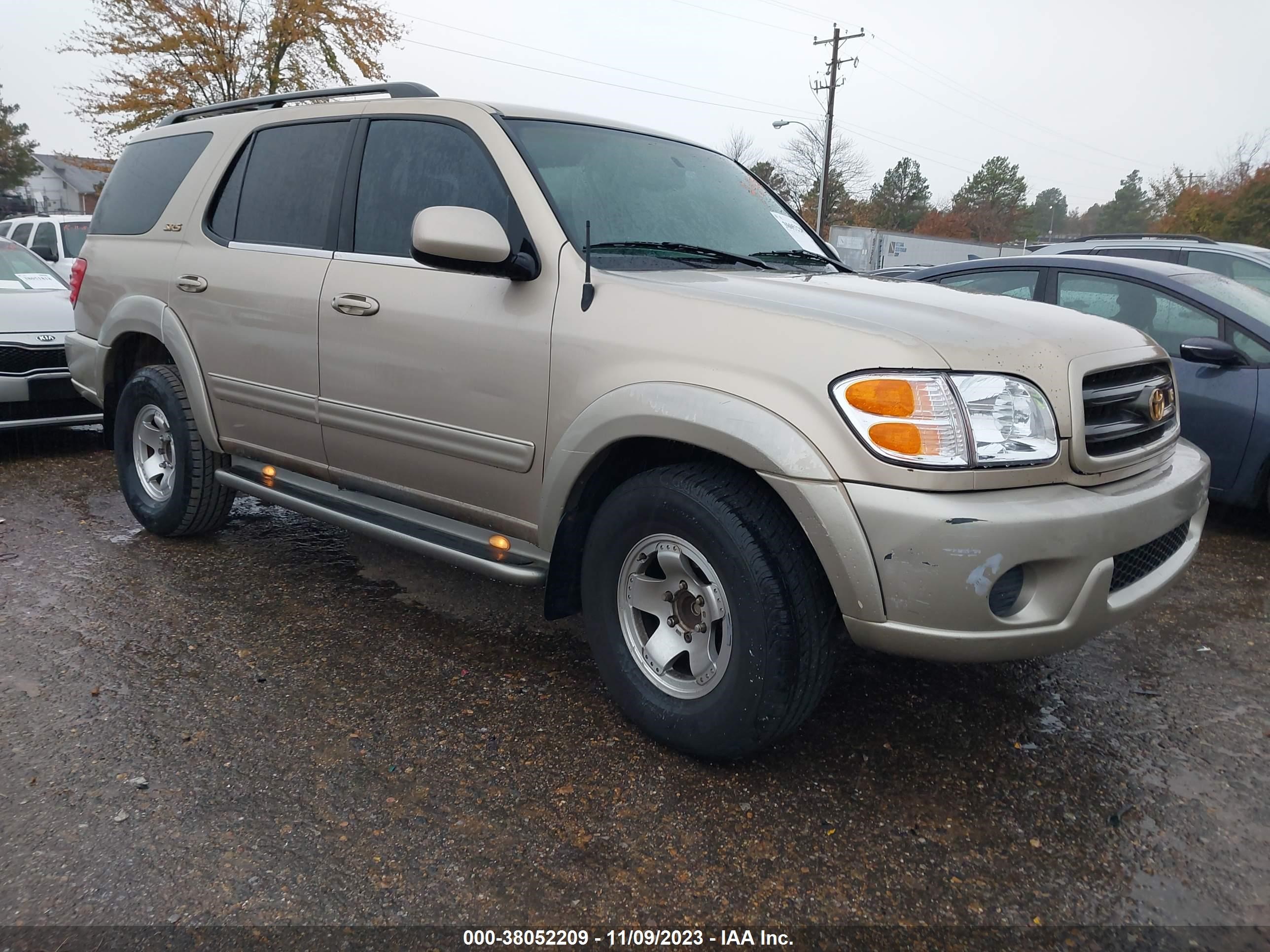 toyota sequoia 2001 5tdzt34a21s018050