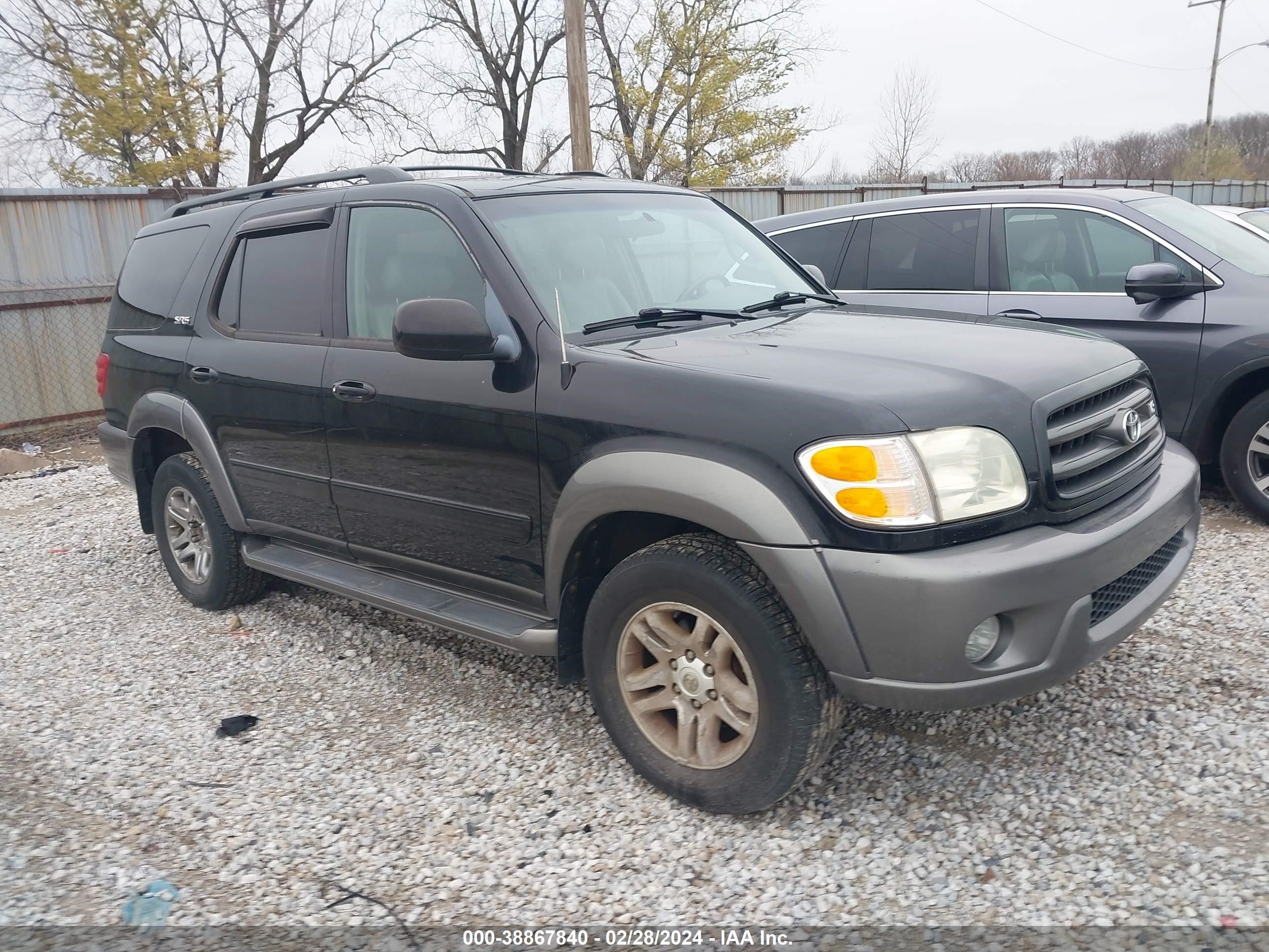 toyota sequoia 2004 5tdzt34a24s218317