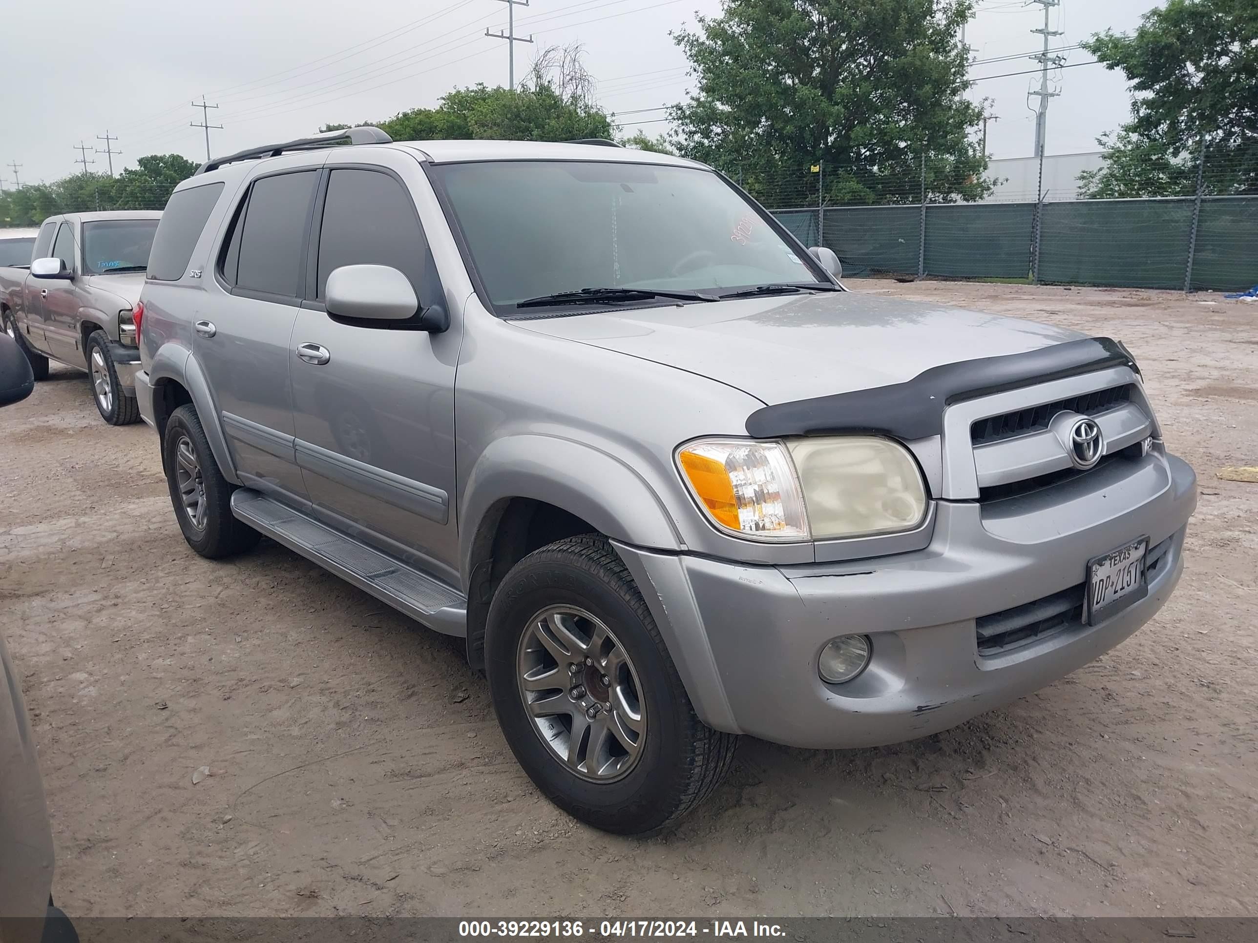 toyota sequoia 2007 5tdzt34a27s288372