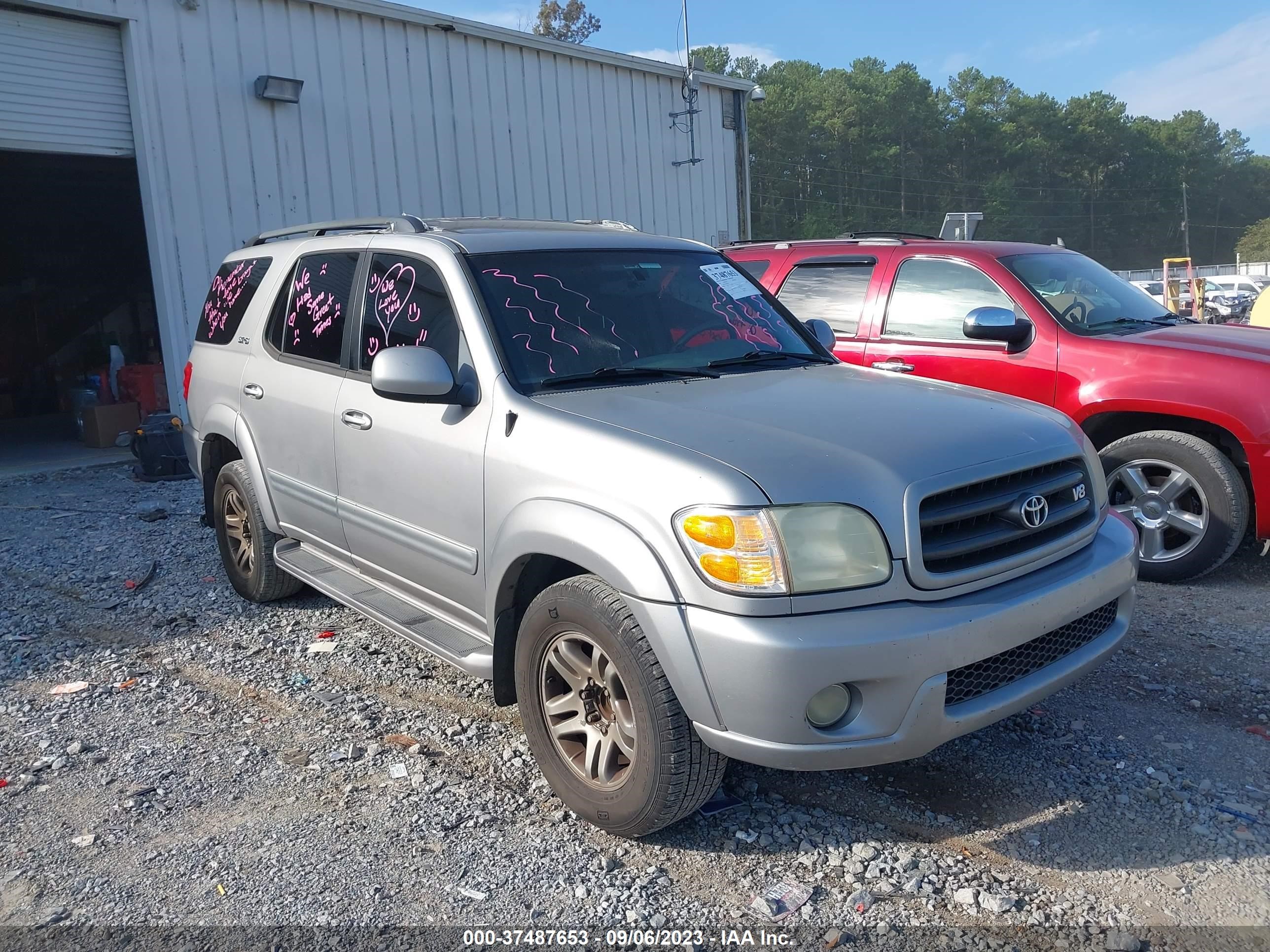 toyota sequoia 2004 5tdzt34a44s226211