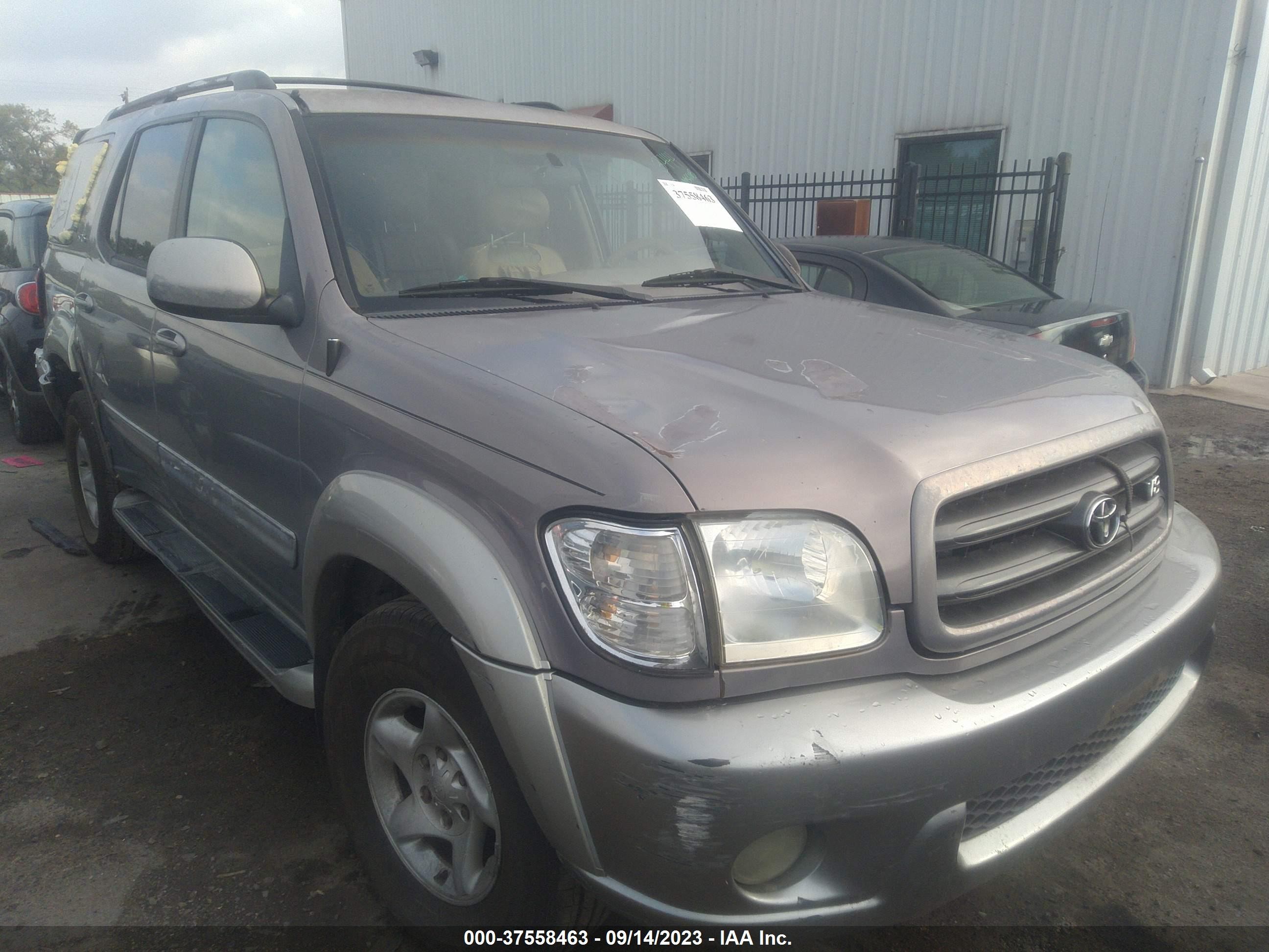 toyota sequoia 2002 5tdzt34a52s129435