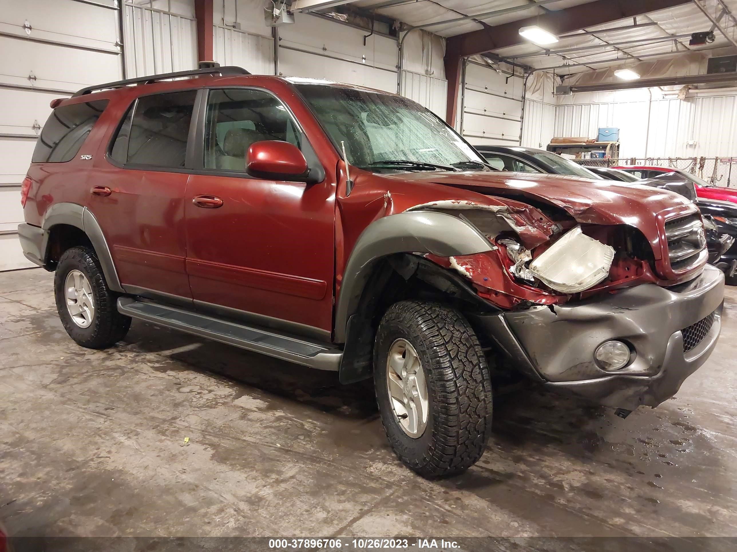 toyota sequoia 2003 5tdzt34a73s136355