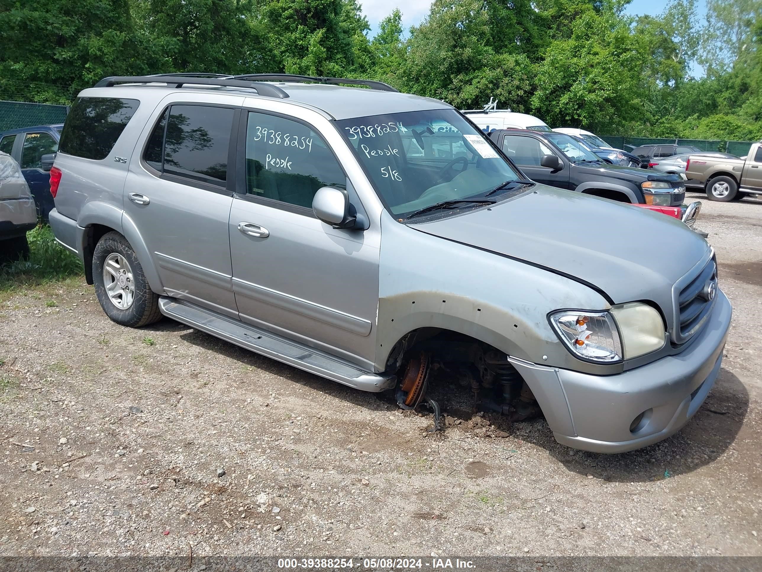 toyota sequoia 2001 5tdzt34a81s052185