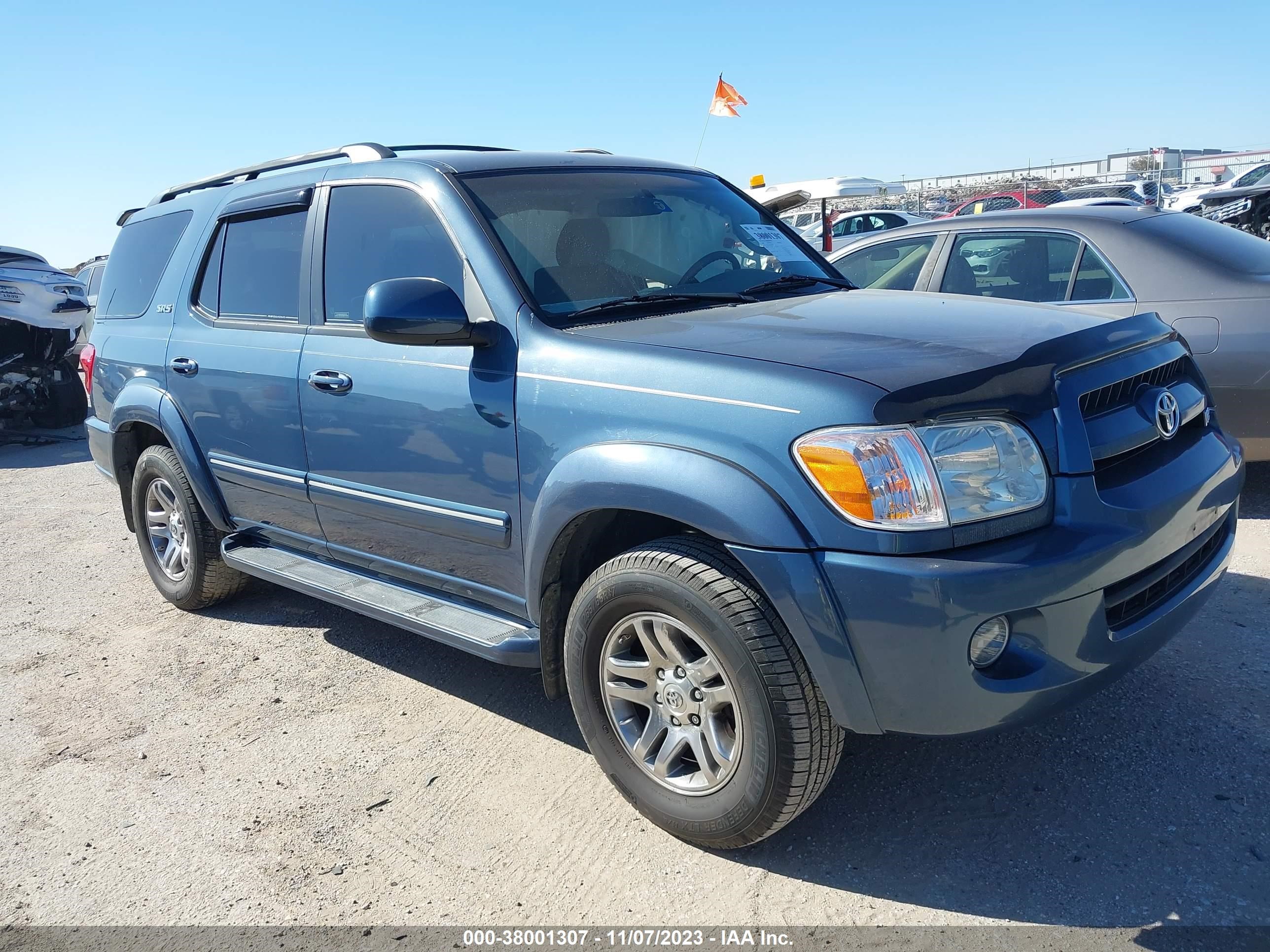 toyota sequoia 2007 5tdzt34a97s295206