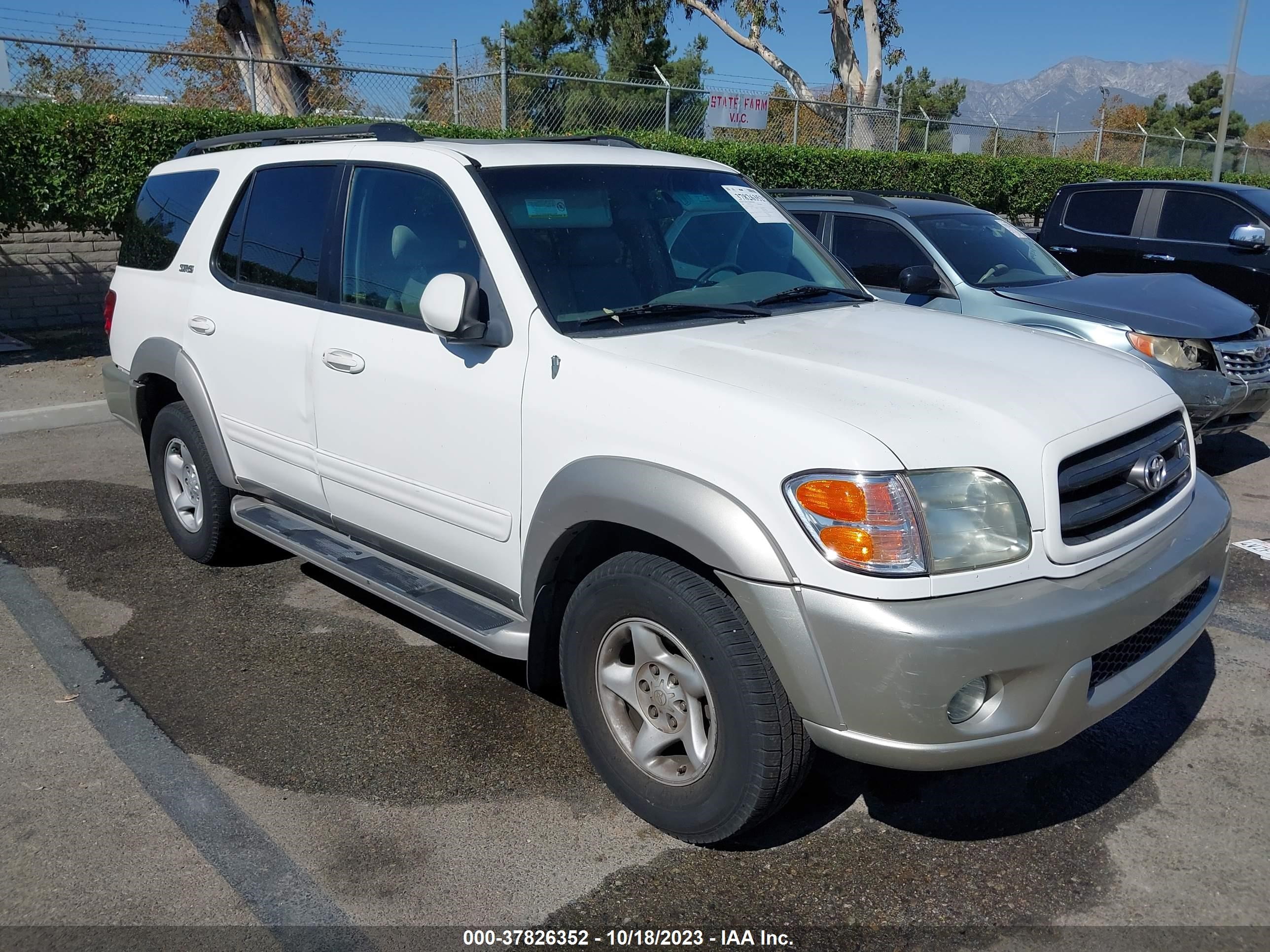 toyota sequoia 2002 5tdzt34ax2s089482