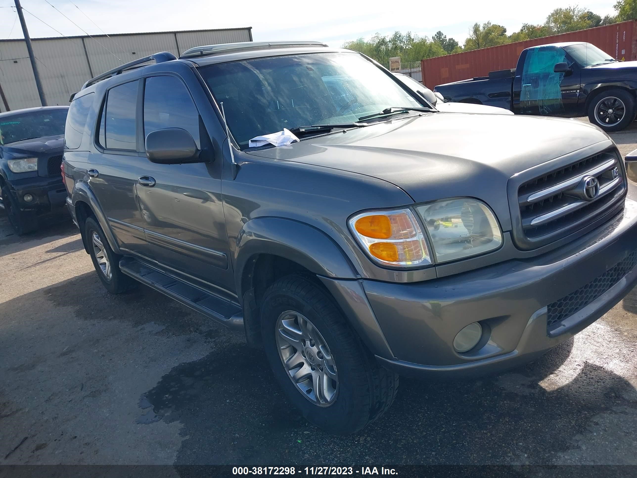 toyota sequoia 2003 5tdzt38a03s149815