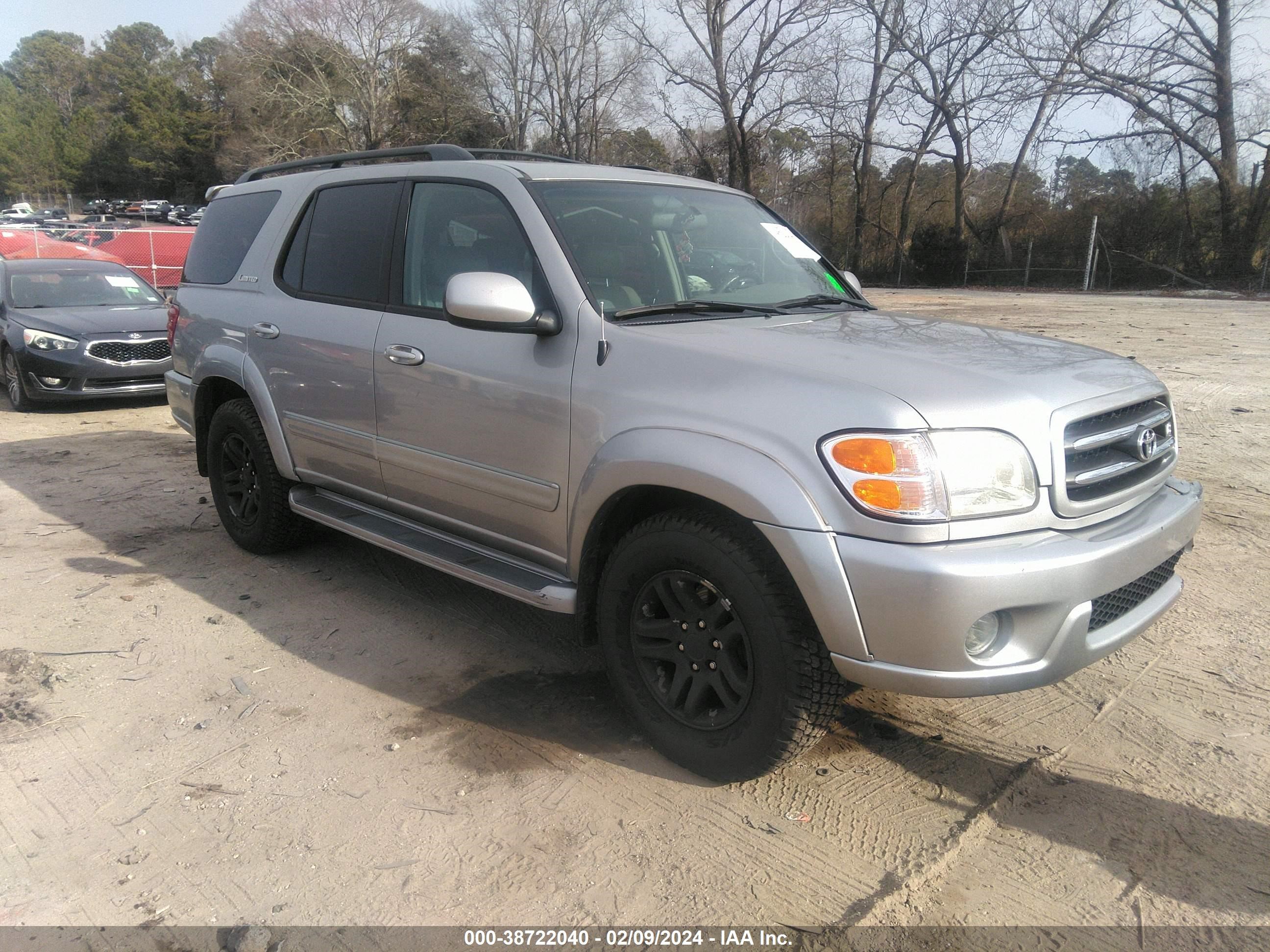 toyota sequoia 2004 5tdzt38a04s223347