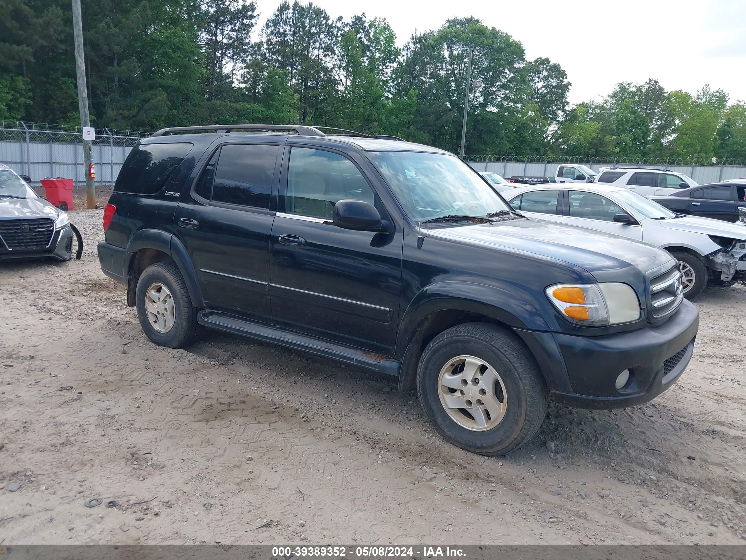 toyota sequoia 2002 5tdzt38a12s097030