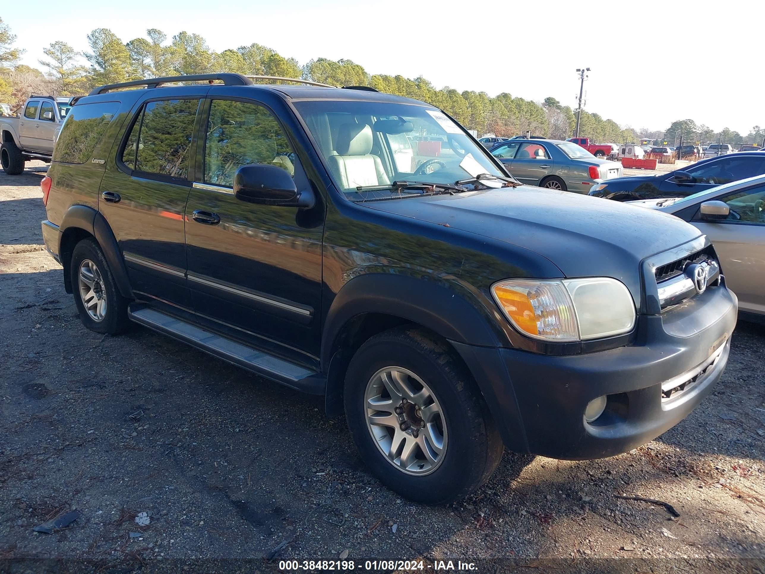 toyota sequoia 2005 5tdzt38a45s251718