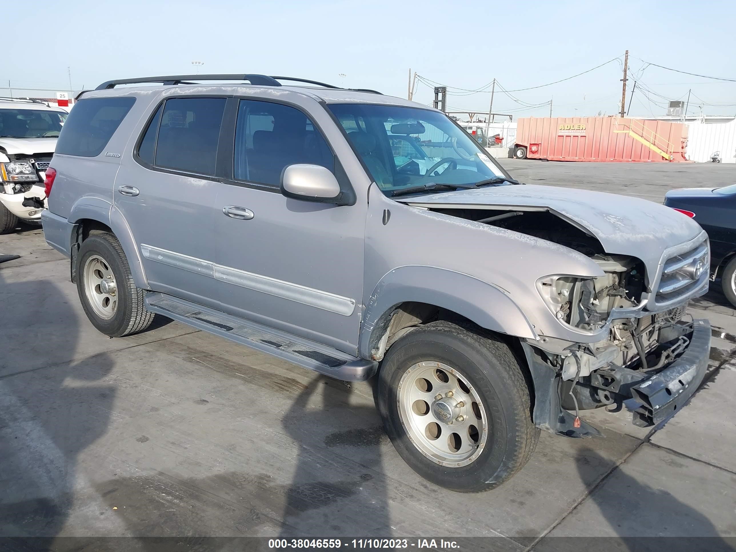 toyota sequoia 2001 5tdzt38a71s046775