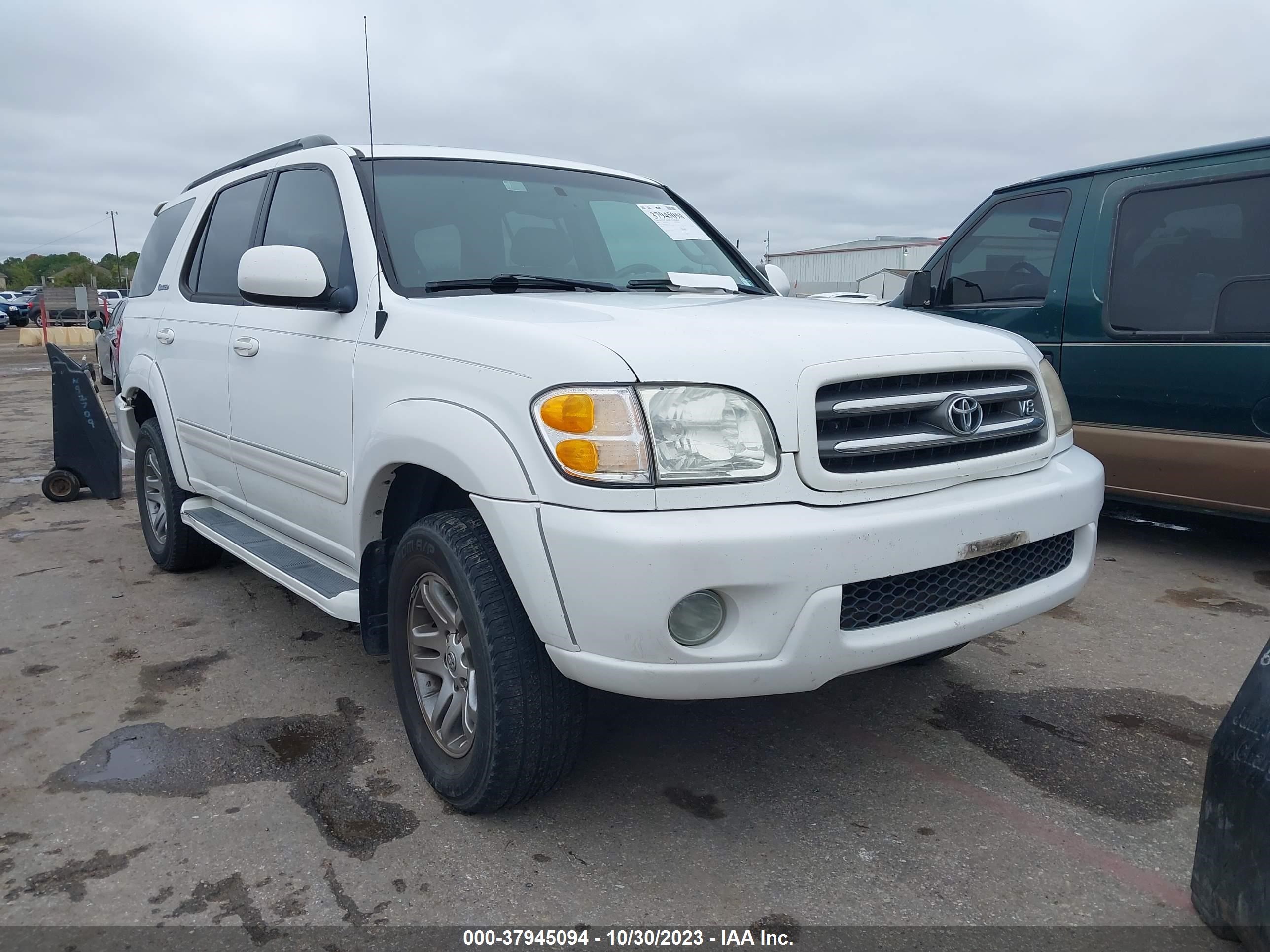 toyota sequoia 2004 5tdzt38ax4s232878