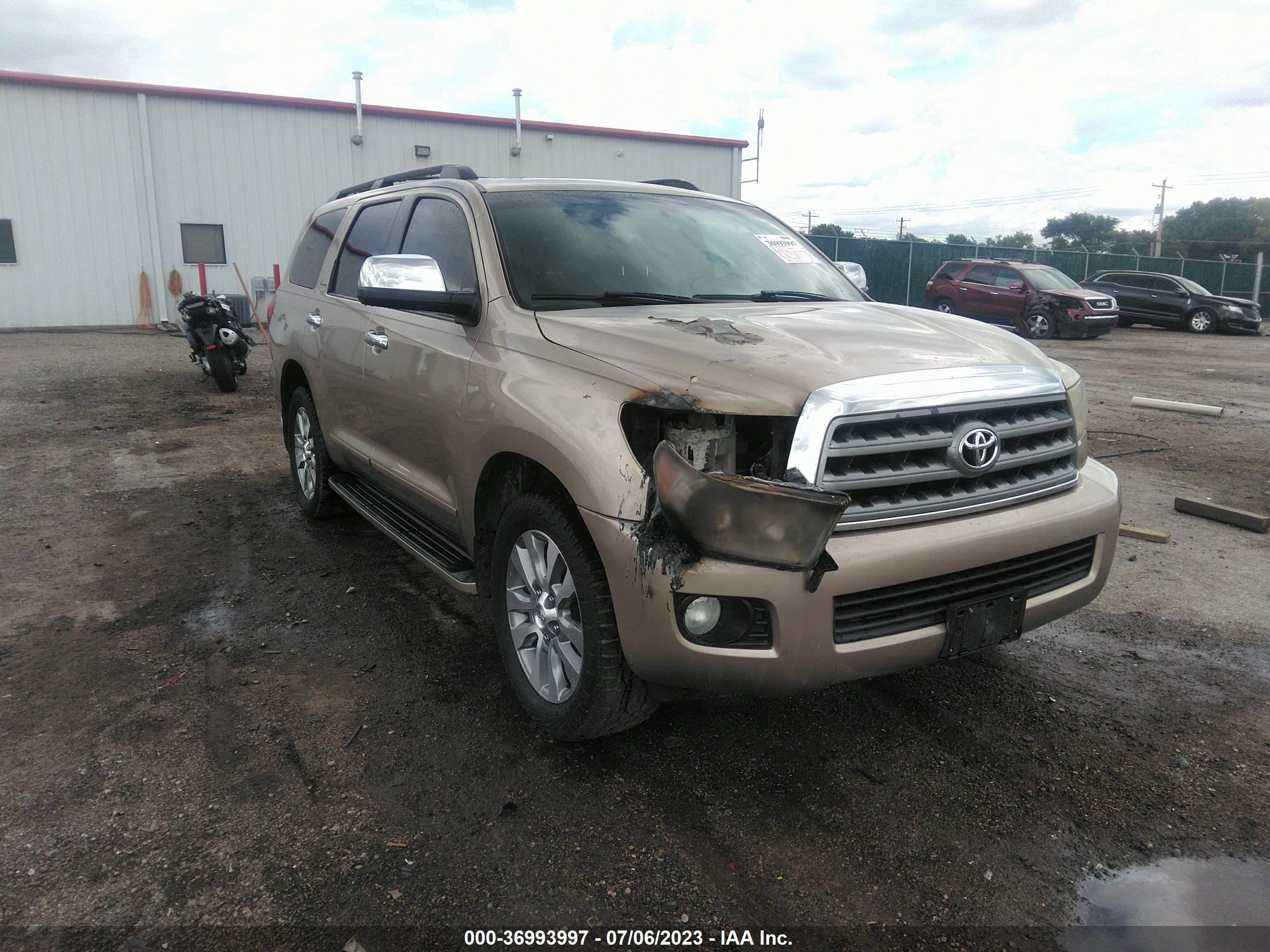 toyota sequoia 2008 5tdzy68a68s002294