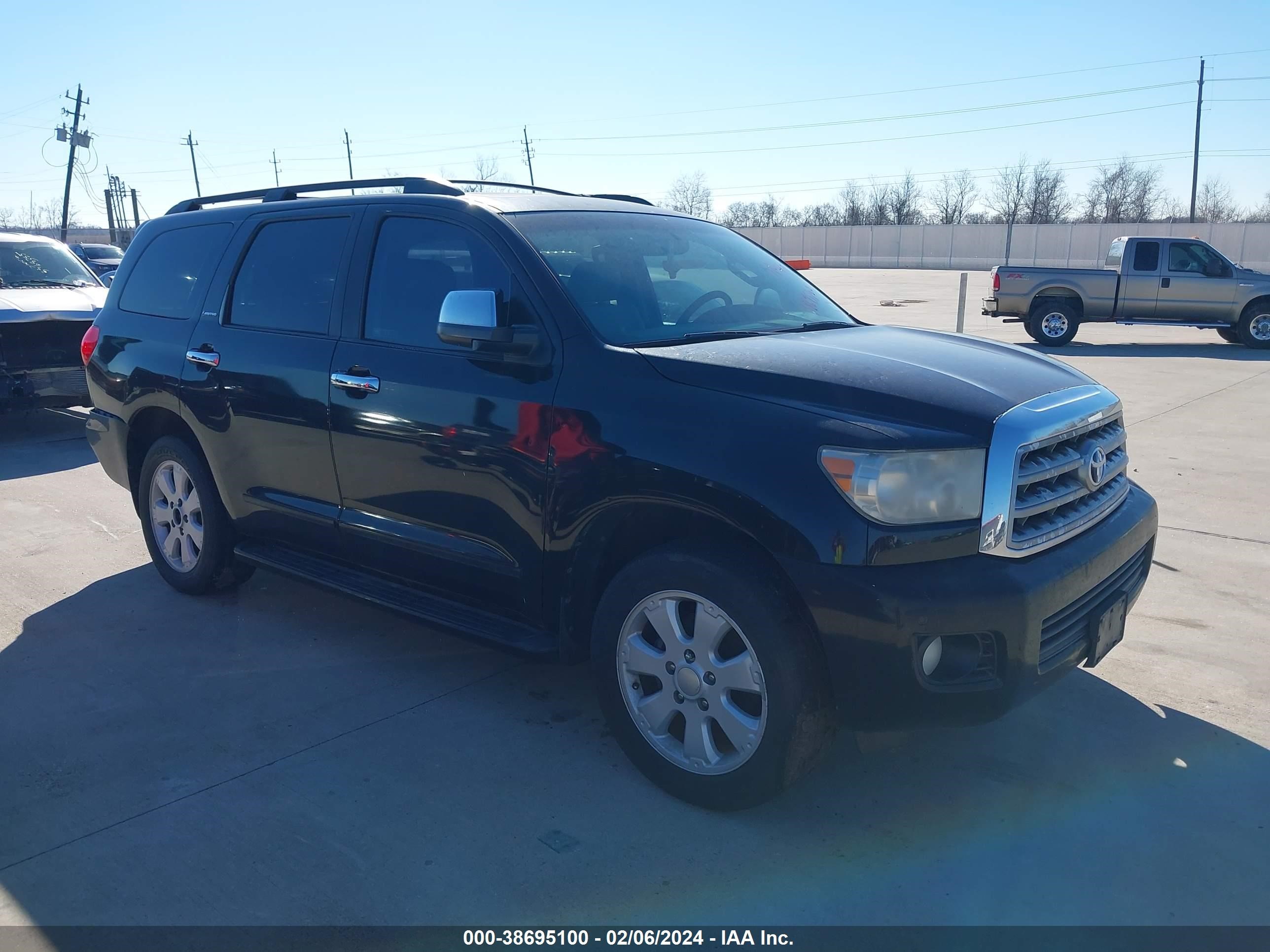 toyota sequoia 2008 5tdzy68a98s008235