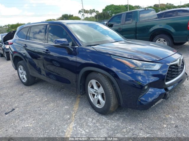 toyota highlander 2022 5tdzzrah3ns094868