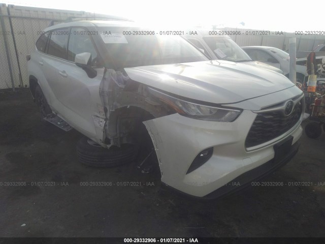 toyota highlander 2020 5tdzzrahxls509150