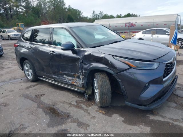 toyota highlander 2021 5tdzzrahxms524636