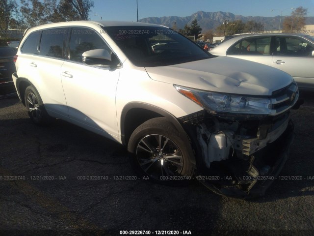 toyota highlander 2018 5tdzzrfh0js245877