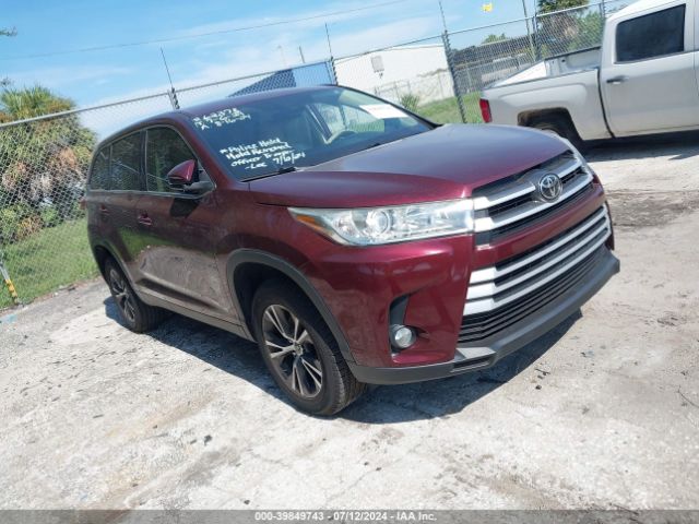 toyota highlander 2019 5tdzzrfh0ks348041