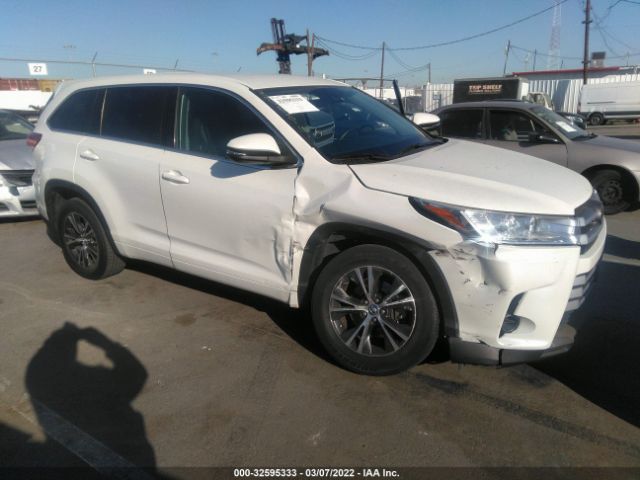 toyota highlander 2018 5tdzzrfh3js275732