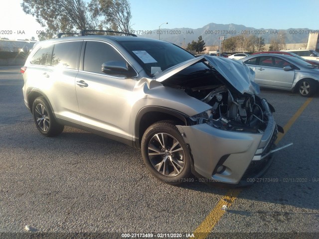 toyota highlander 2019 5tdzzrfh3ks346705