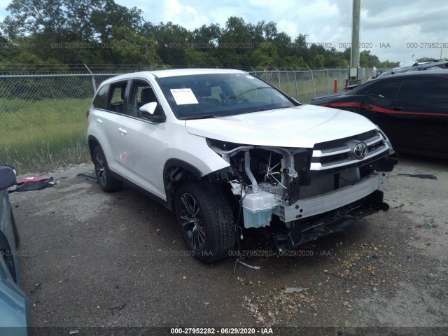 toyota highlander 2019 5tdzzrfh3ks355842