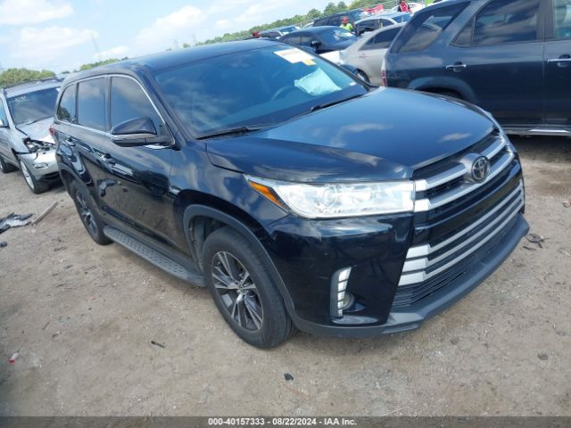 toyota highlander 2019 5tdzzrfh4ks368714