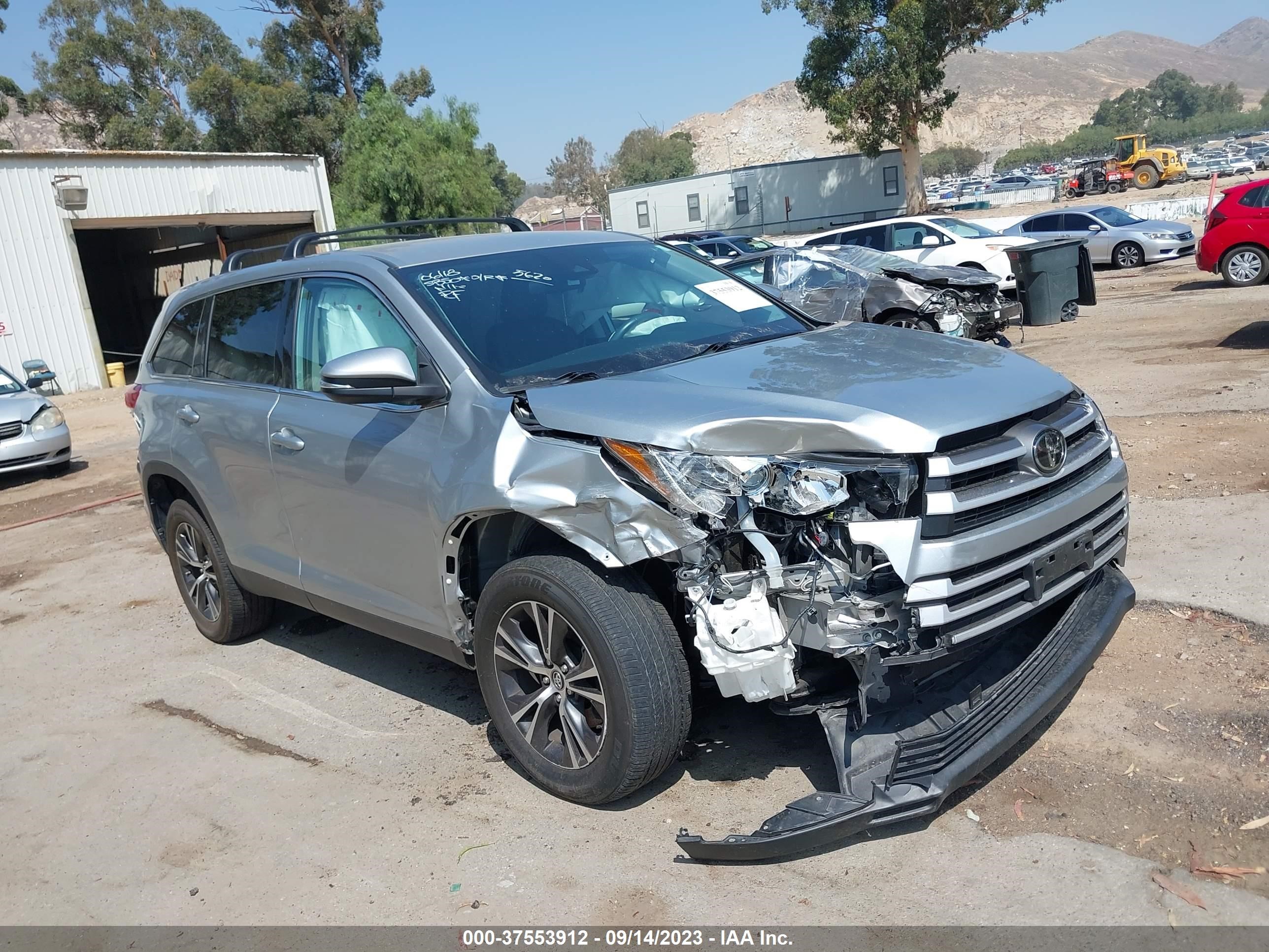 toyota highlander 2019 5tdzzrfh5ks315620