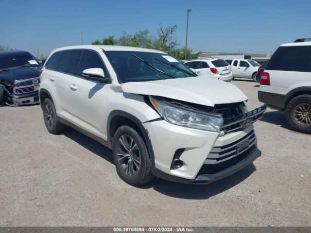 toyota highlander 2019 5tdzzrfh5ks333194