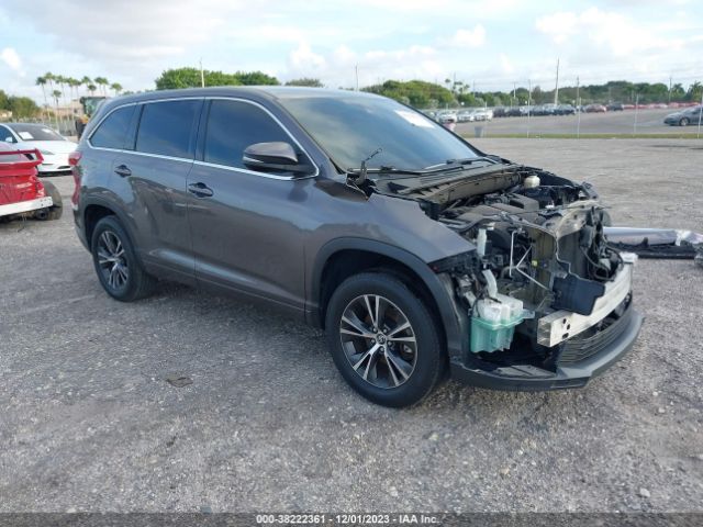 toyota highlander 2018 5tdzzrfh6js242076