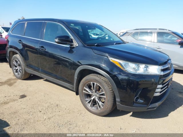 toyota highlander 2019 5tdzzrfh6ks300267