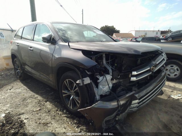 toyota highlander 2019 5tdzzrfh6ks356726