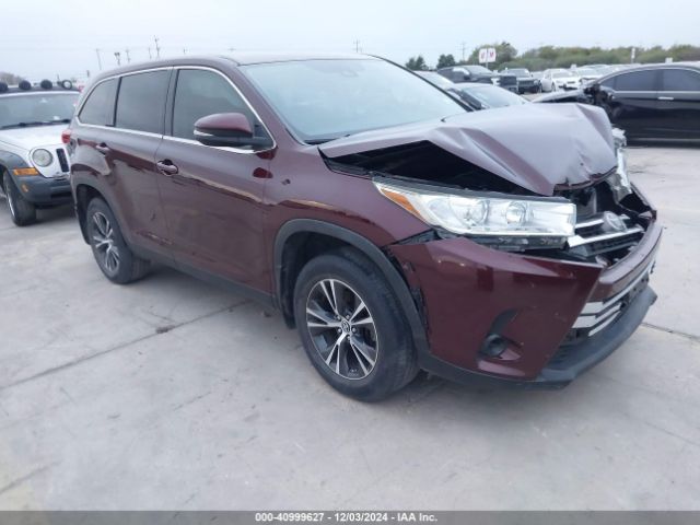 toyota highlander 2019 5tdzzrfh6ks365684